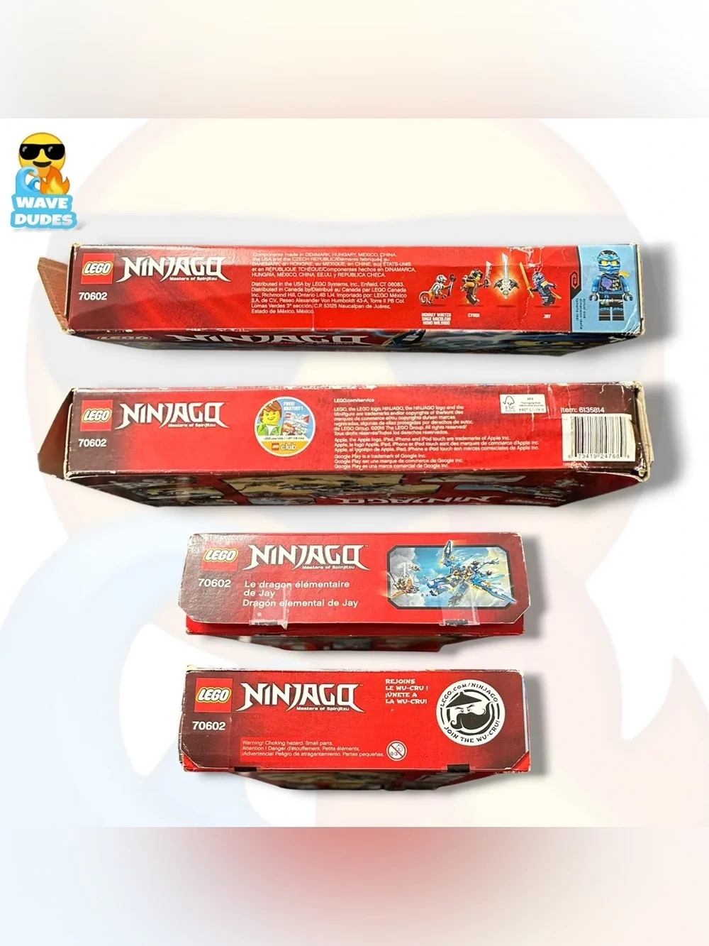 Lego Ninjago Jay’s Elemental Dragon #70602 Lego Set (Complete and Sealed Set)